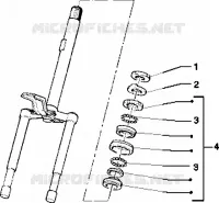 Steering bearing ball tracks