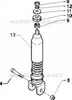 Rear shock absorber