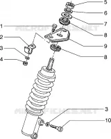 Front shock absorber