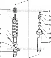 Rear shock absorber