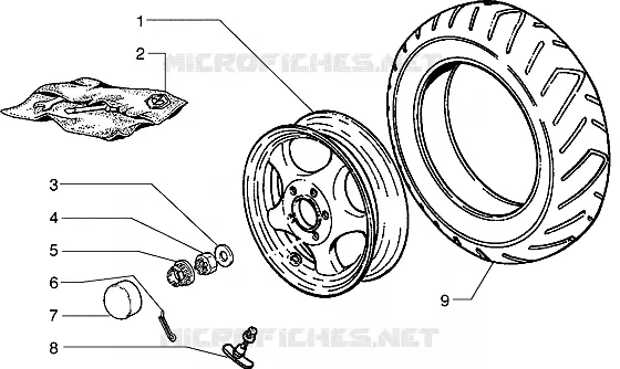 Rear wheel