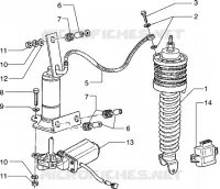 Automatically adjustable rear damper