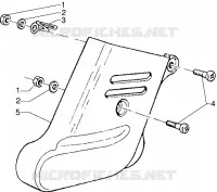 Front shock absorber cover