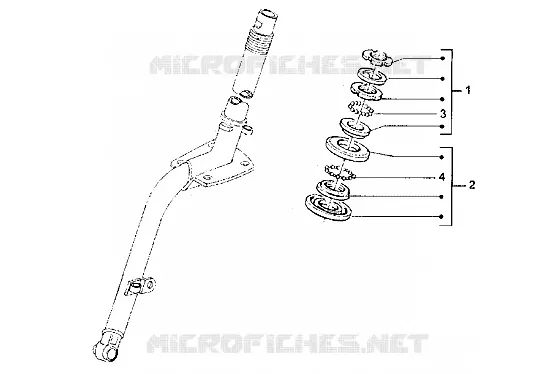 Steering bearing ball tracks