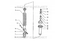 Rear shock absorber
