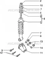 Rear damper