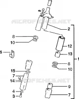 Front wheel suspension