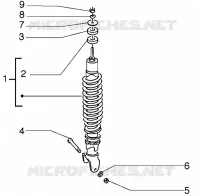 Rear shock absorber