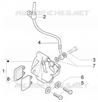Front brake caliper