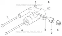 Swinging arm