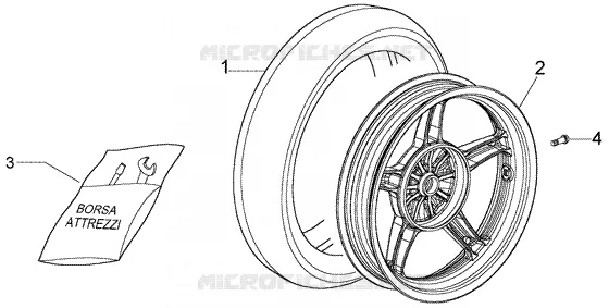 Rear wheel