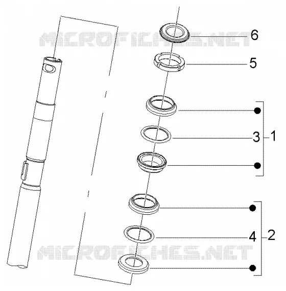 Steering bearing ball tracks