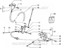 Front brake cylinder-Brake caliper