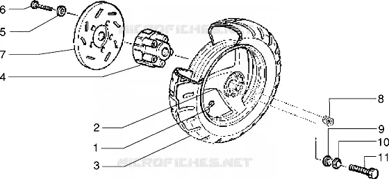 Rear wheel