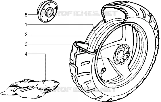Rear wheel