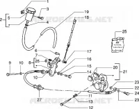 Front brake cylinder-Brake caliper