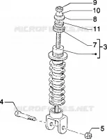 Rear shock absorber