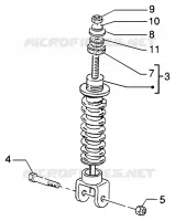 Rear damper