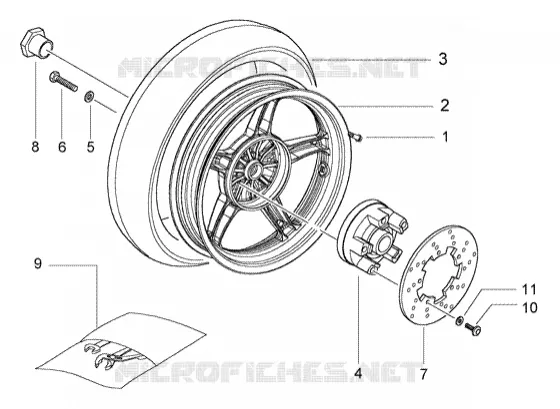 Rear wheel