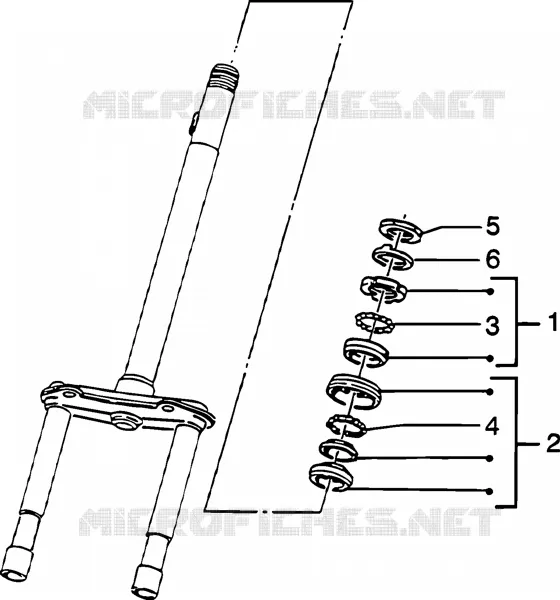 Steering bearing ball tracks