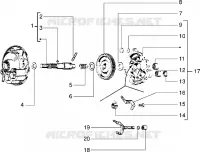 Components parts of rear hub