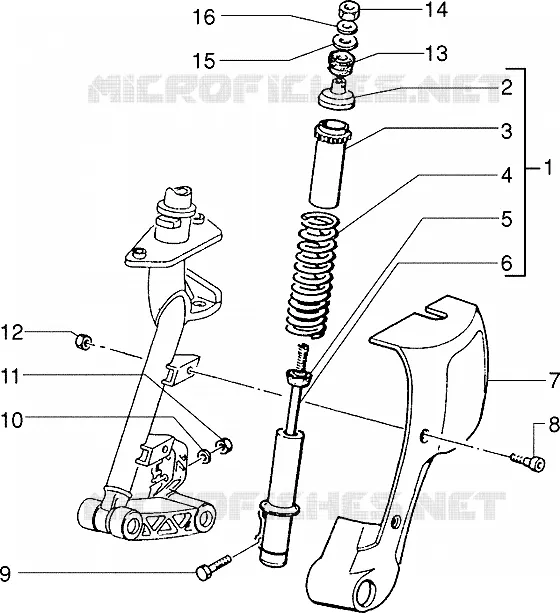 Fr. damper cover