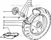 Rear wheel