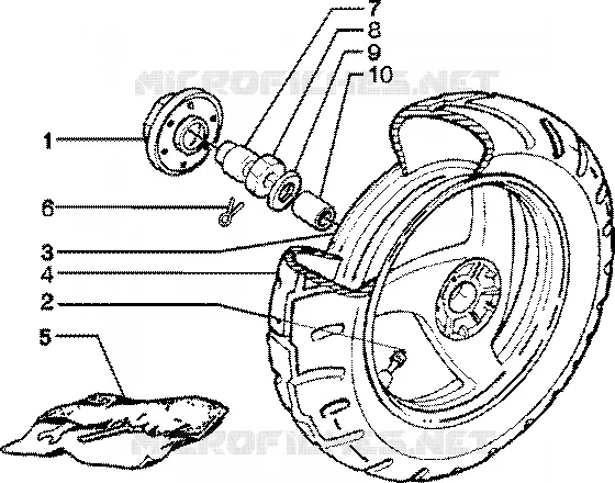 Rear wheel