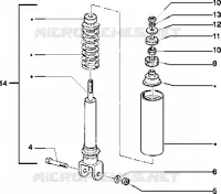Rear shock absorber
