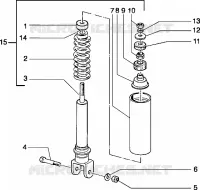 Rear shock absorber