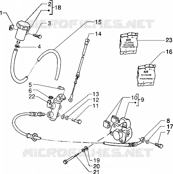 Front brake cylinder-Brake caliper