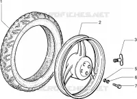 Rear wheel - Tyre