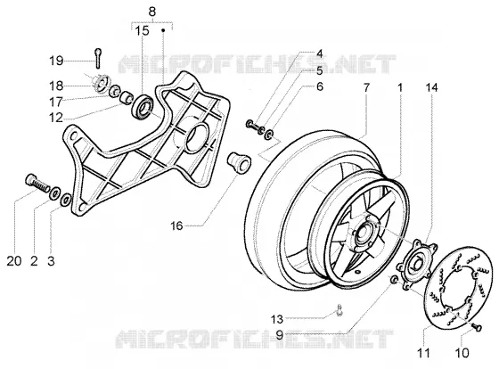 Rear wheel