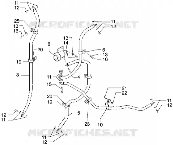 Brake piping