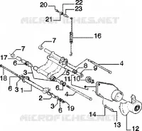 Swinging arm