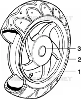 Rear wheel