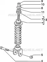 Rear damper