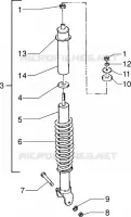 Rear shock absorber