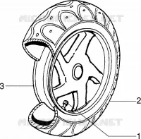 Rear wheel