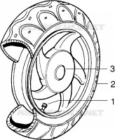 Rear wheel