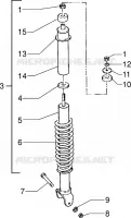 Rear shock absorber