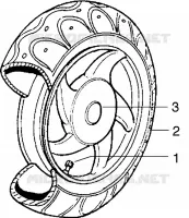 Rear wheel