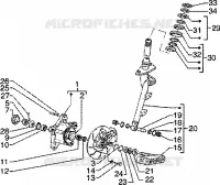 Steering column-disc brake