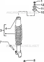 Rear shock absorber
