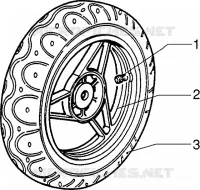Front wheel - Caliper