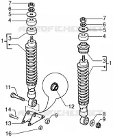Rear shock absorber