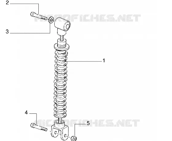 Rear shock absorber