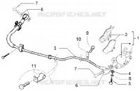 Rear brake piping-rear brake caliper