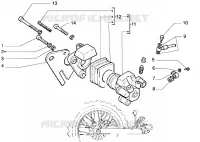 Rear brake caliper