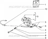 Front brake piping-Front breke caliper